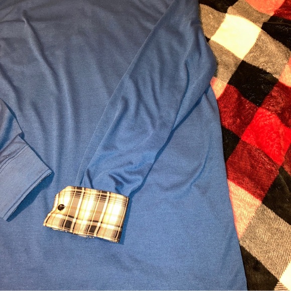 COOFANDY Mens Plaid Collar Casual Long Sleeve Button Collar Dress Shirt Small - Picture 7 of 9